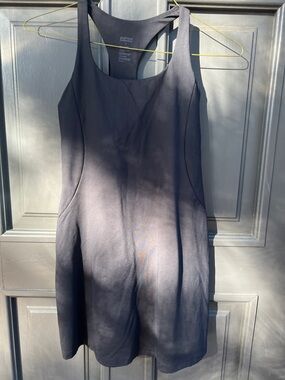 girlfriend collective Black Sculpting Tank Dress